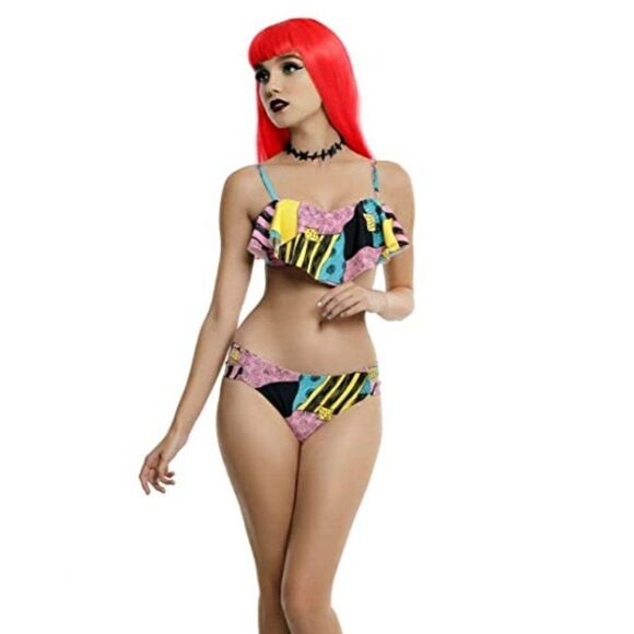 Nightmare Before Christmas Disney The Sally Bikini Swim Bottoms Medium - Picture 1 of 5